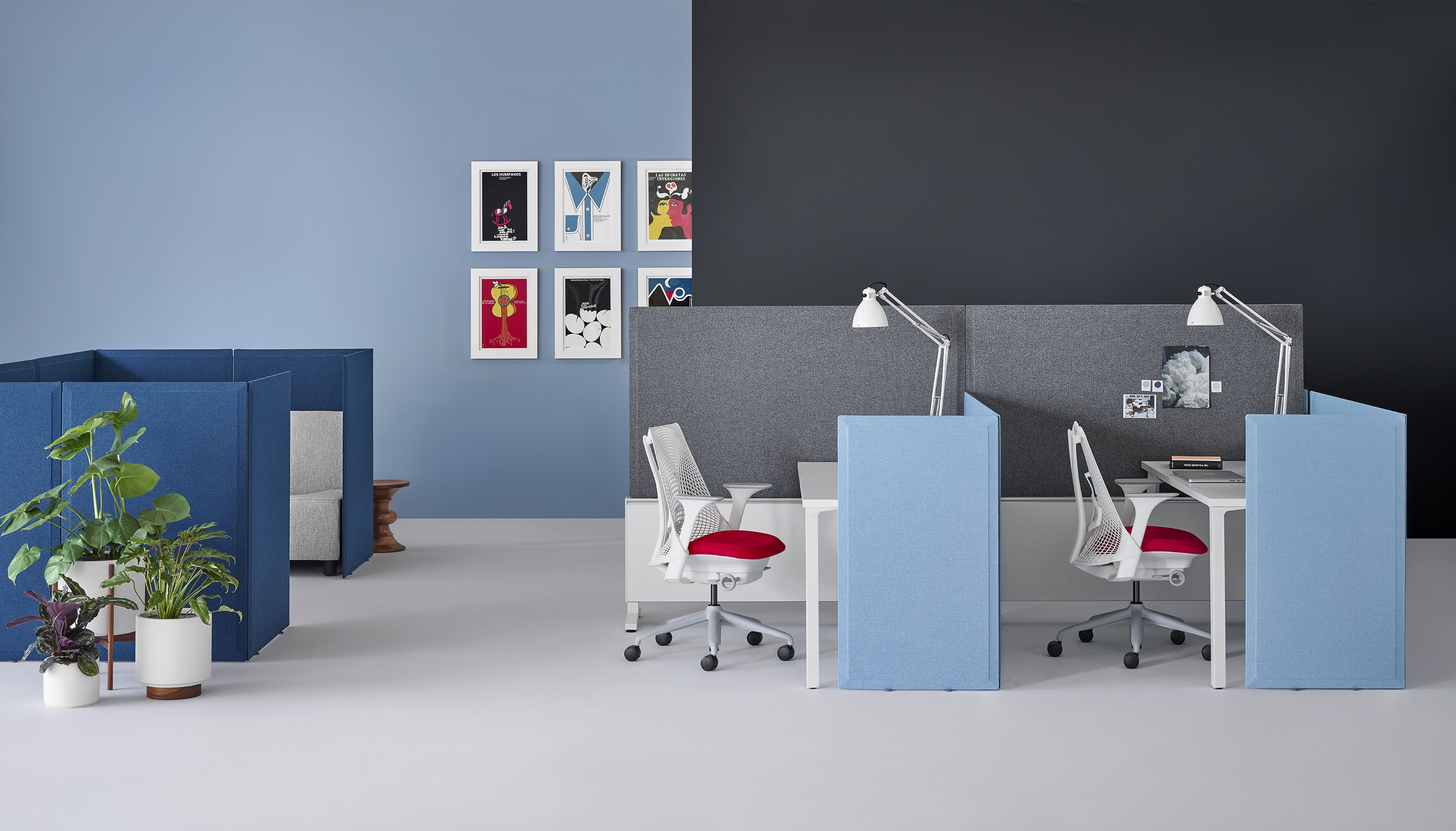 办公屏风|屏风工作站|办公家具|登录入口家具|Canvas Dock 开放式办公区
